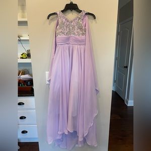 Beautiful purple pageant gown
